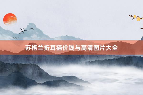 苏格兰折耳猫价钱与高清图片大全